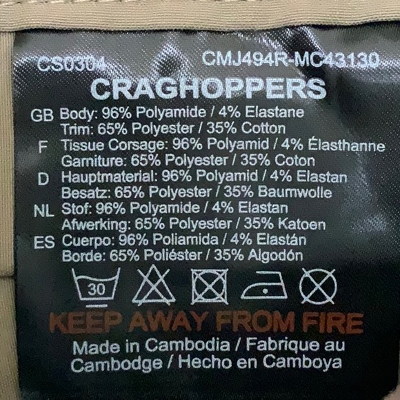 Craghoppers KIWI PRO TROUSER - pebble (khaki) - Picture 15 of 16